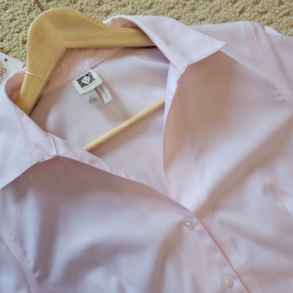 Anne Klein fitted button down shirt - "The Easy Care Shirt" - Picture 5 of 10